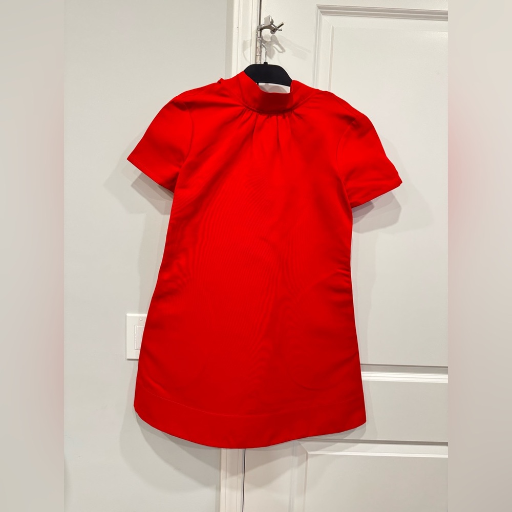 STAUD MINI ILANA DRESS POINSETTIA - Picture 4 of 7
